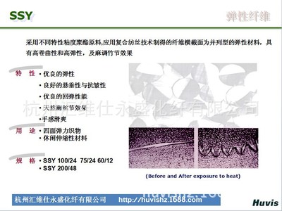 探索四面弹垂感面料 汇维仕Huvis 100DS800涤纶纤维与高弹性SSY化纤丝的技术解析与应用